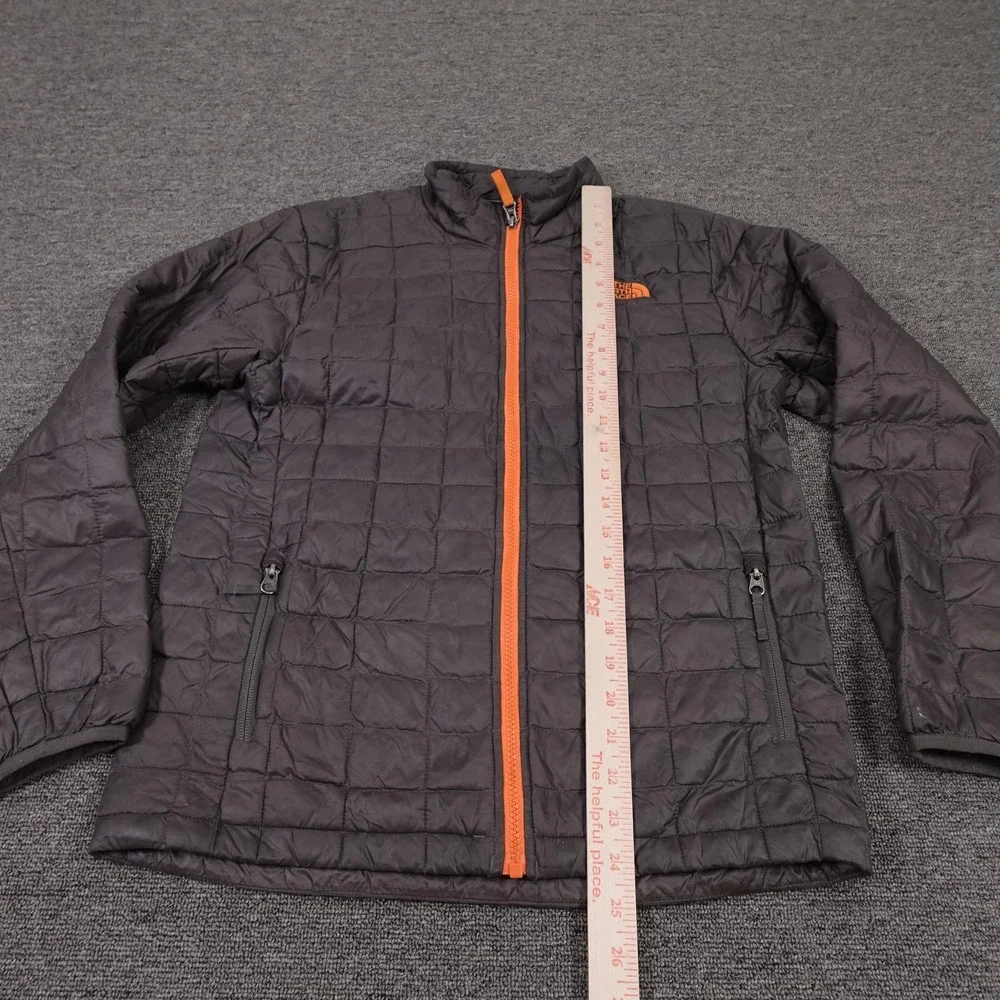 The North Face ThermoBall Jacket Boys 14-16 Gray Insulated Puffer Outdoor